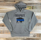 Respect Blue Line Hoodies