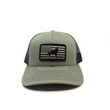 Wolf Flag Trucker Snapback Hats