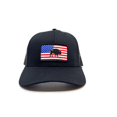 Buffalo Flag Trucker Snapback Hats