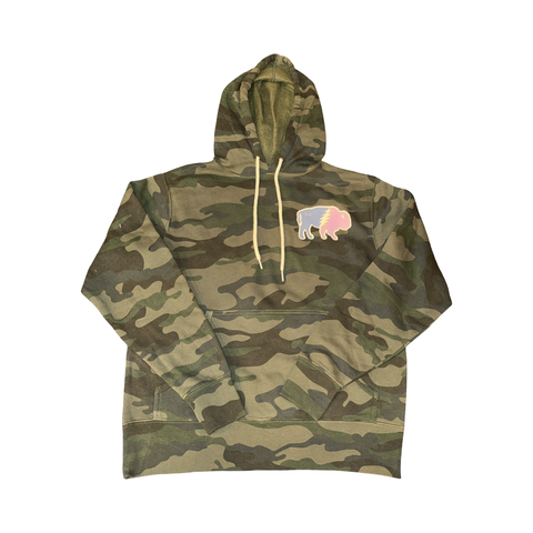 Camo Thunder Buffalo Hoodie