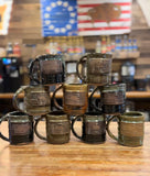 Handmade Bison Flag Mugs - 16 oz.