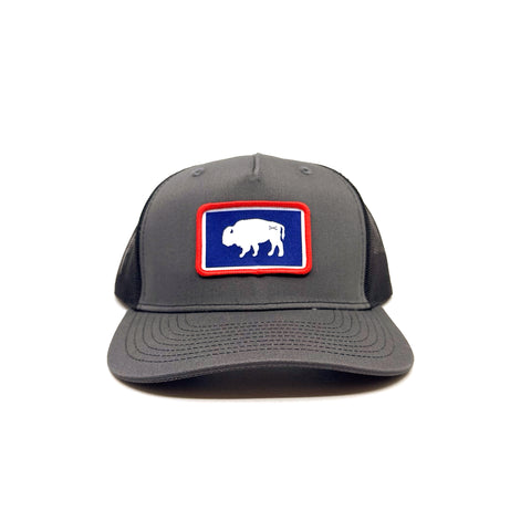 Wyoming Flag Trucker Hat