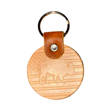 Handmade Leather Keychains by Sawyer