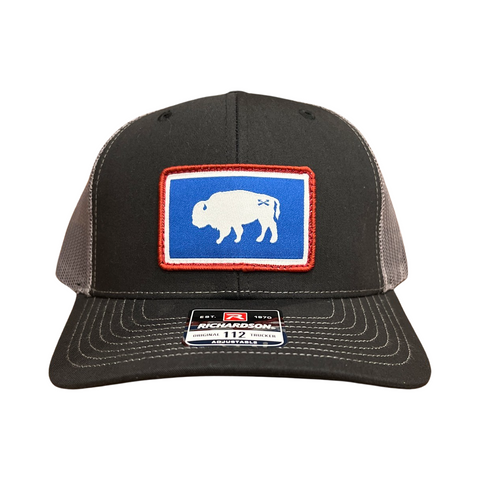 Wyoming Buffalo Flag Hat