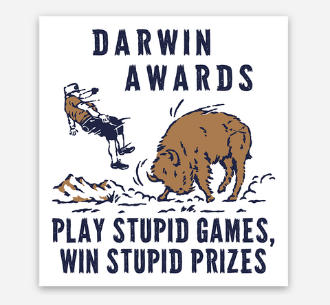 Darwin Awards Sticker