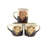 13 oz Handmade Buffalo Head Mugs