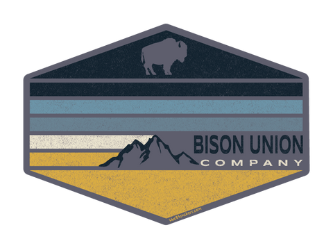 Blue and Gold Mountains Magnet
