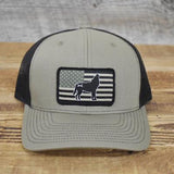 Wolf Flag Trucker Snapback Hats