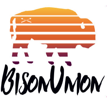Bison Sunset Sticker