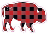 Buffalo Plaid Sticker