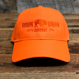 Blaze Orange Bison Union Hunter Hat