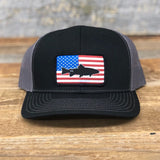 Fish Flag Trucker Snapback Hats