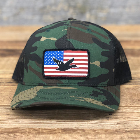 Union Flag Hat – Trucker Snapback Bison Duck