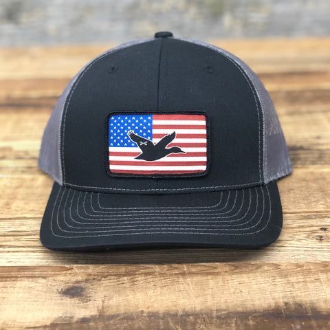 Duck Flag Trucker Snapback Hat – Bison Union