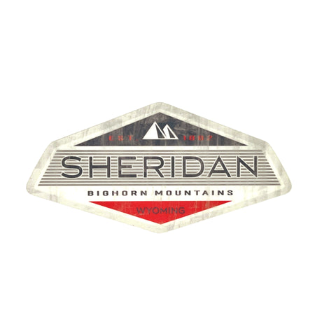 Sheridan Wy Bighorn Mtn Sticker
