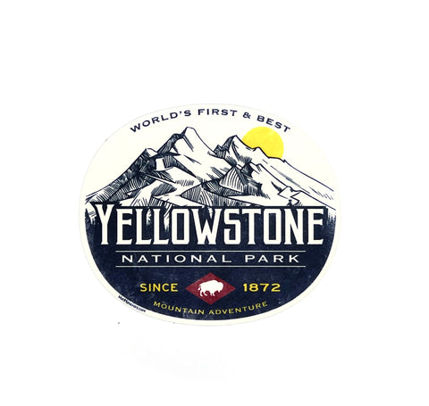 Yellowstone Mtns. Sticker