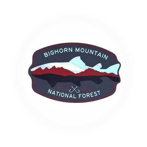Bighorn Mtn Trout Sticker