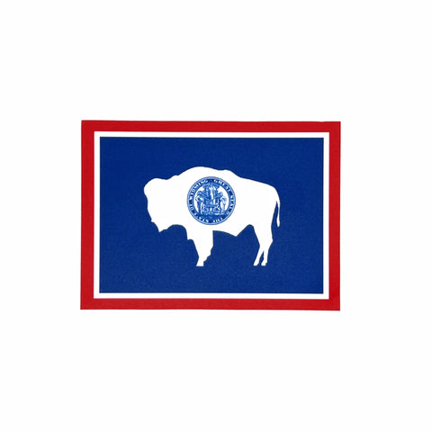 Wyoming Flag Sticker