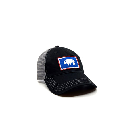 Wyoming Flag Unstructured Hat