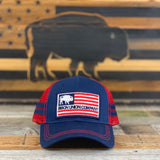 American Logo Flag Patch Low Profile Hat