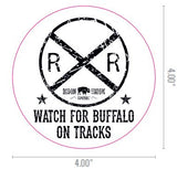 Buffalo Tracks Sticker