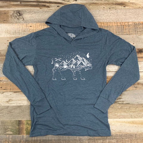 Camping On The Tetons Lightweight Hoodie