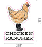 Chicken Rancher Sticker