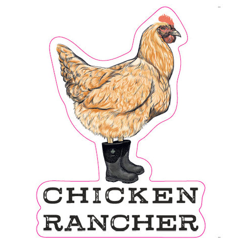 Chicken Rancher Sticker