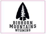 Bighorn Mountains Sticker