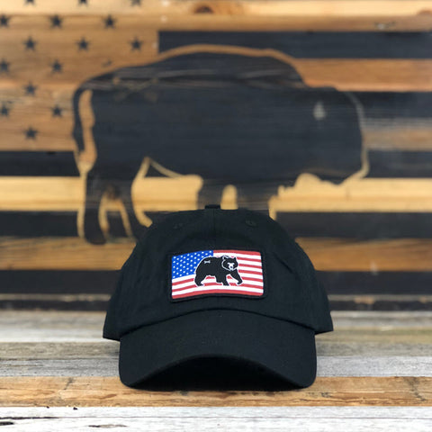 Bear Velcro Back Hats – Bison Union