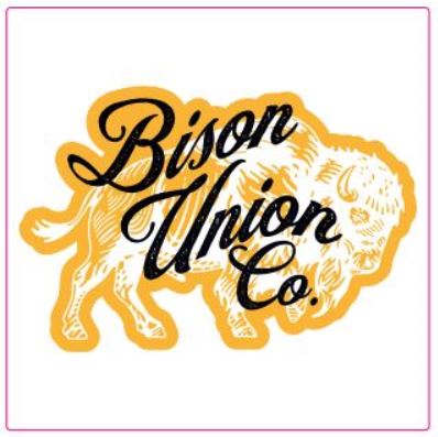 Bison Gold Sticker