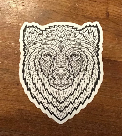 Bear Fight Sticker