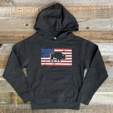 Kid's Bison Flag Hoodie