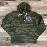 Camo Thunder Buffalo Hoodie