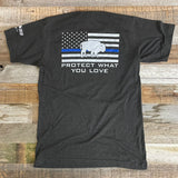 Respect Blue Line Tee