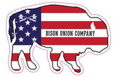 Stars & Stripes Buffalo Sticker